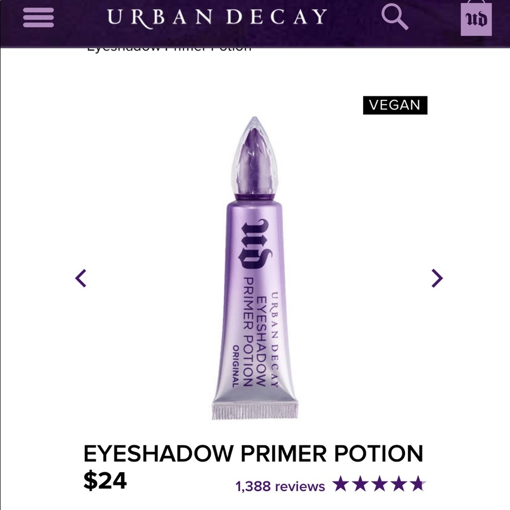 Eye shadow primer